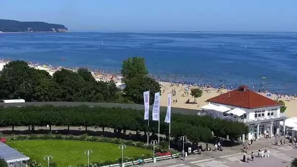 Widok na Monciak w Sopocie.