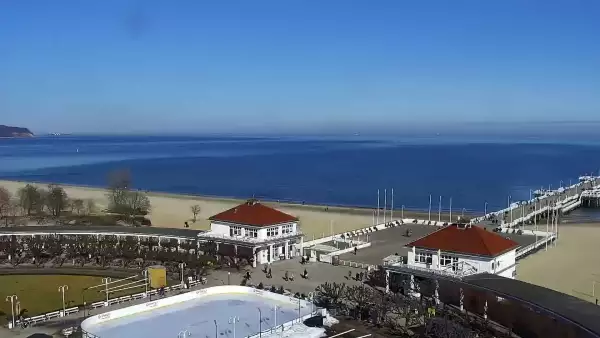 Widok na Monciak w Sopocie.