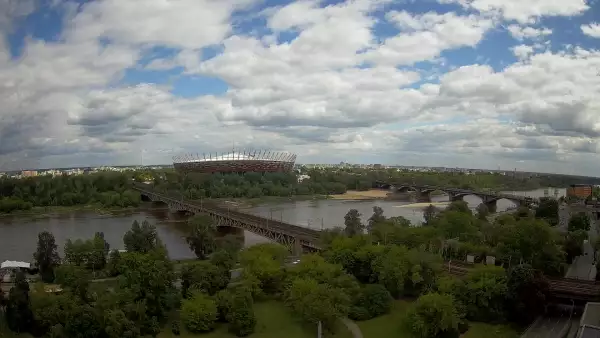 Widok na Stadion Narodowy w Warszawie