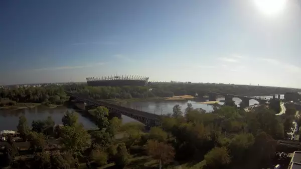 Widok na Stadion Narodowy w Warszawie