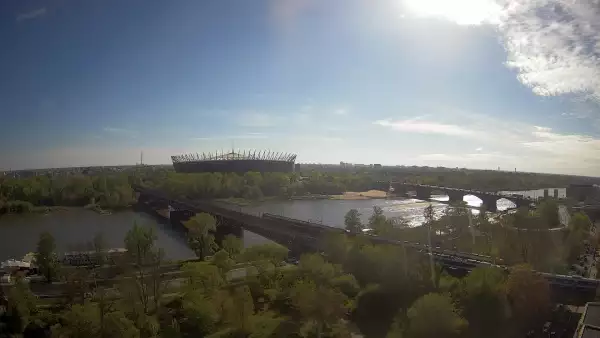 Widok na Stadion Narodowy w Warszawie