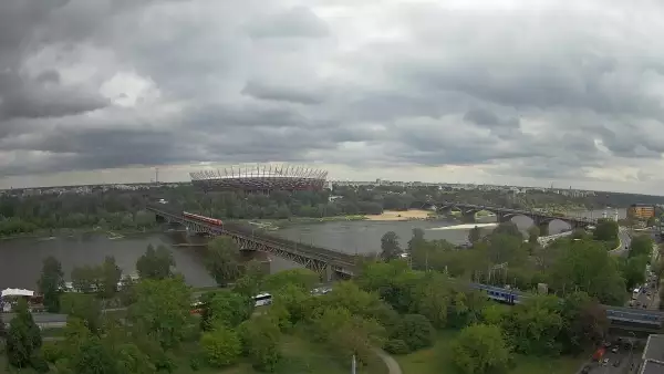 Widok na Stadion Narodowy w Warszawie