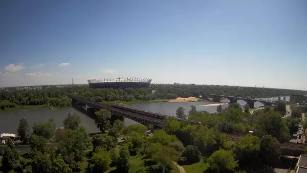 Widok na Stadion Narodowy w Warszawie