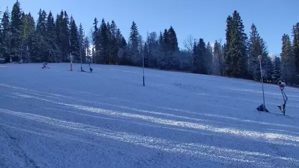 Widok z Kamery na dolny odcinek orczyka Jędrol Suche ski