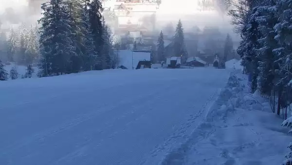 Widok z Kamery na dolny odcinek orczyka Jędrol Suche ski