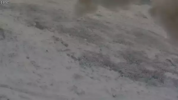 Obraz z górnej stacji Sudety Lift w Karkonoszach.