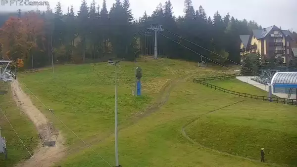 Widok z Kamery na stok SUDETY-LIFT