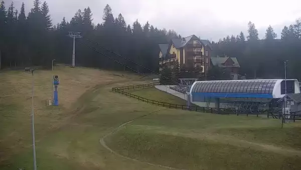 Widok z Kamery na stok SUDETY-LIFT