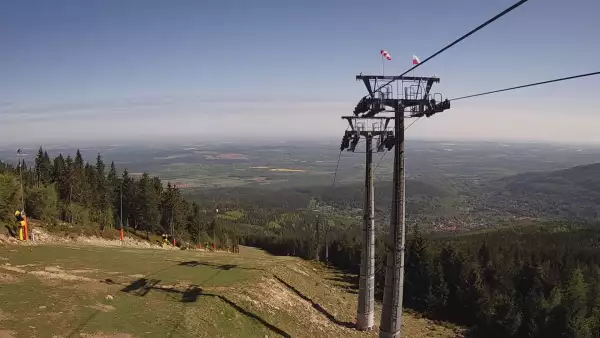 Widok na górną część stacji narciarskiej Ski&Sun.