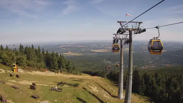 Widok na górną część stacji narciarskiej Ski&Sun.