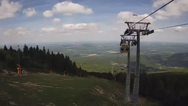 Widok na górną część stacji narciarskiej Ski&Sun.