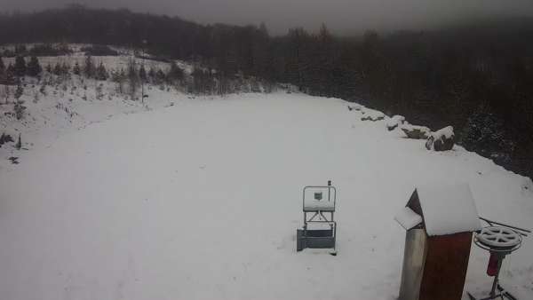 Warunki na stacji narciarskiej Szklana Góra w Harbutowicach.