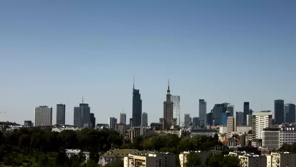 Warszawa - widok na centrum stolicy NOWOŚĆ