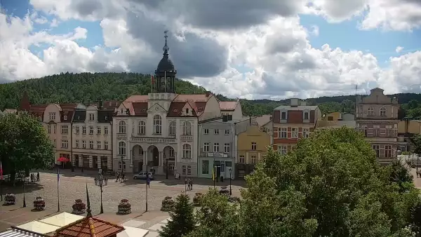 Kamera z widokiem na Rynek w Wejherowie.