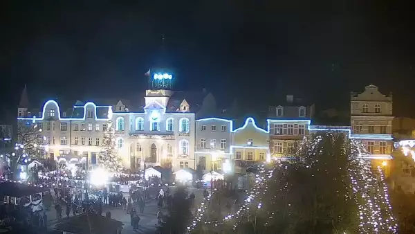 Kamera z widokiem na Rynek w Wejherowie.