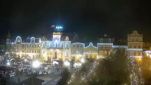 Kamera z widokiem na Rynek w Wejherowie.