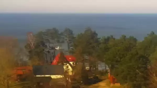 Panorama na morze w Jarosławcu z kamery Live