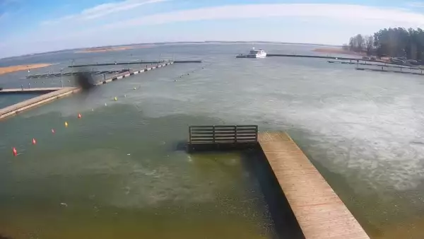 Widok na Jezioro Niegocin - KAMERA LIVE