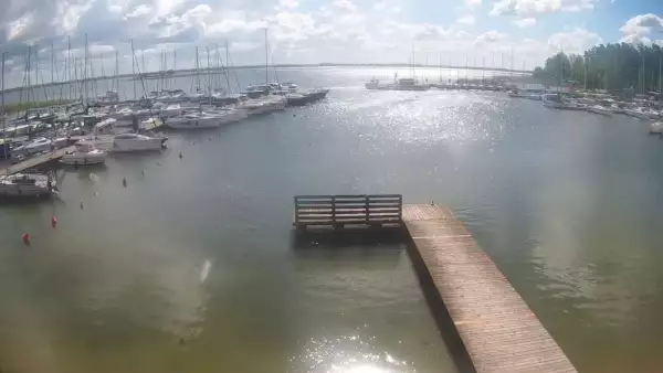Widok na Jezioro Niegocin - KAMERA LIVE