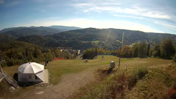 KAMERA LIVE z rodzinnego ośrodka narciarskiego STOK w Wiśle.