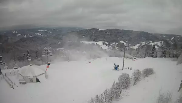 KAMERA LIVE z rodzinnego ośrodka narciarskiego STOK w Wiśle.