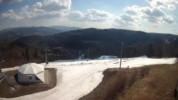 KAMERA LIVE z rodzinnego ośrodka narciarskiego STOK w Wiśle.