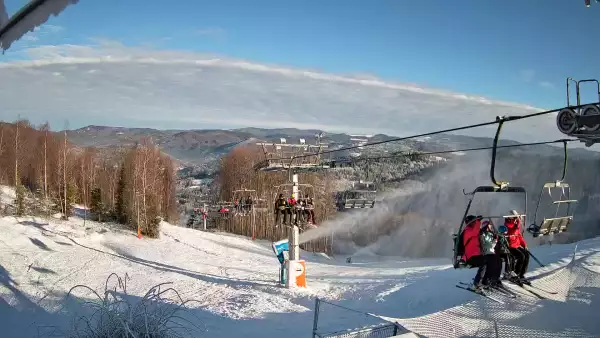 SOSZÓW SKI - widok na trasę nr 1