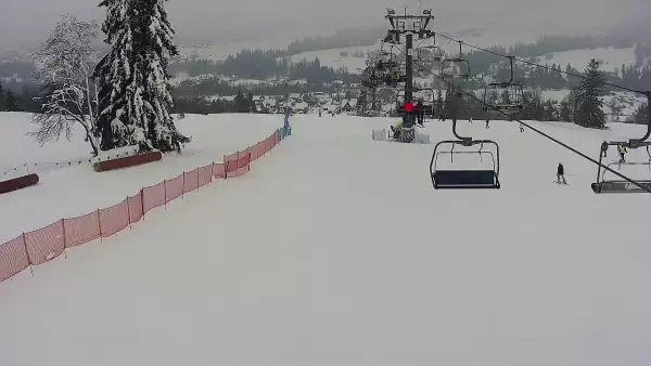 Widok z Kamery na kolej krzesełkową WITÓW SKI