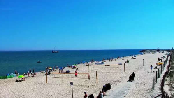 Władysławowo - widok na plażę NOWOŚĆ