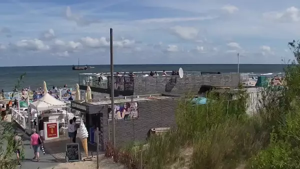 Kamera Władysławowo na plażę, promenadę, aleję gwiazd, wejście nr 5