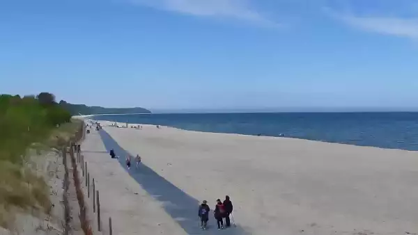Kamera Władysławowo na plażę, promenadę, aleję gwiazd, wejście nr 5