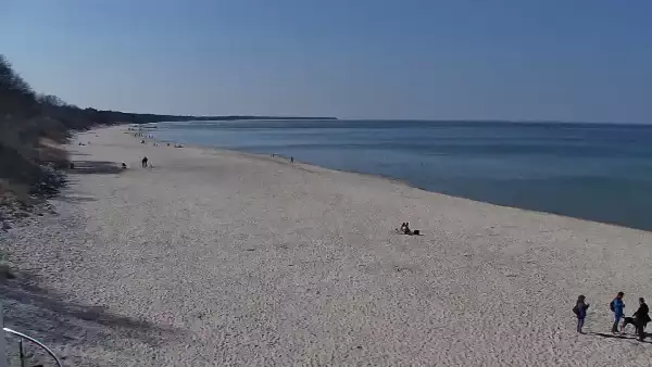 Kamera w Kołobrzegu z widokiem na plażę
