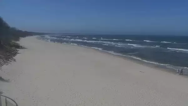 Kamera w Kołobrzegu z widokiem na plażę