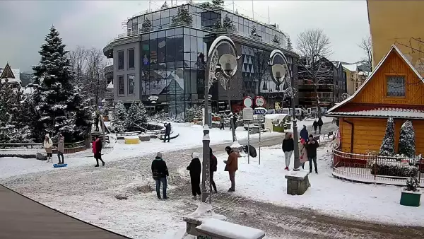 Widok na Krupówki w Zakopanem