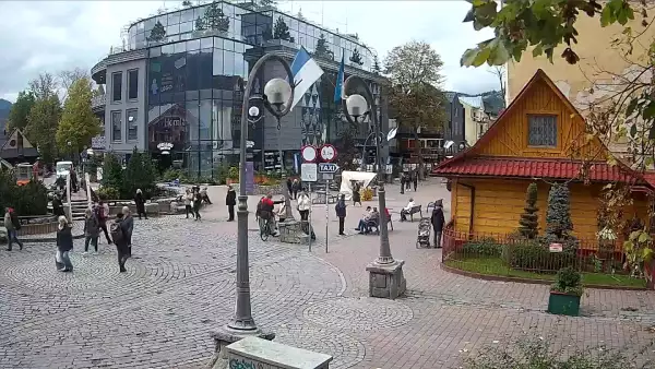 Widok na Krupówki w Zakopanem