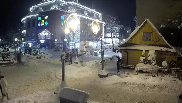 Widok na Krupówki w Zakopanem