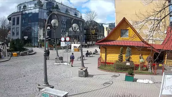 Widok na Krupówki w Zakopanem