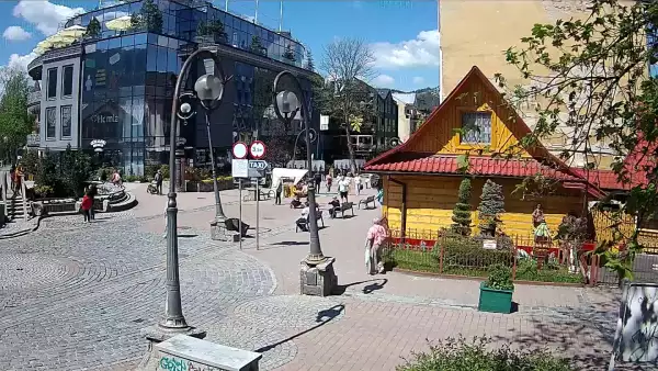 Widok na Krupówki w Zakopanem