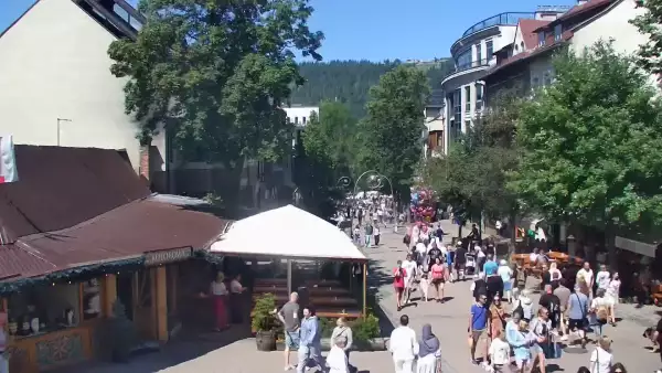 Krupówki - Camera on the promenade in Zakopane