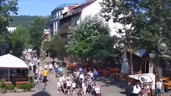 Krupówki - Camera on the promenade in Zakopane