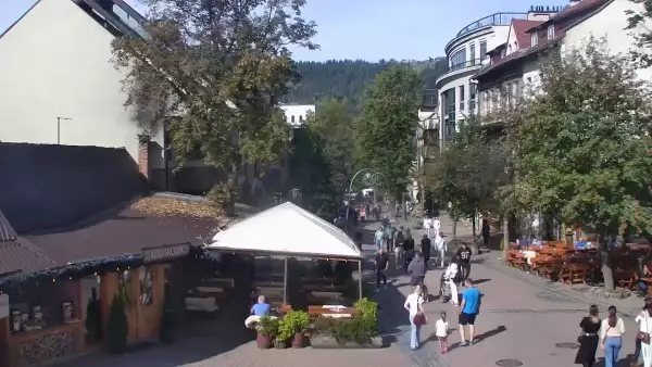 Krupówki - Camera on the promenade in Zakopane