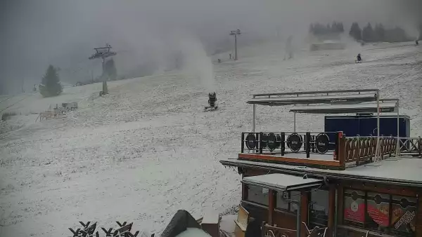 Widok z Kamery na stok Zieleniec Sport Arena - Winterpol