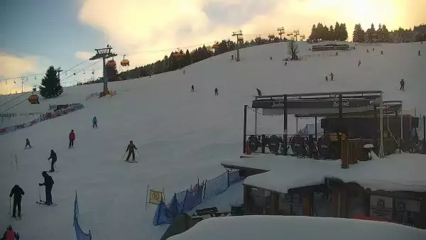 Widok z Kamery na stok Zieleniec Sport Arena - Winterpol