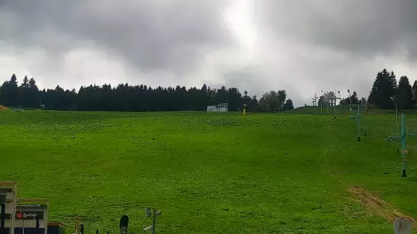 Widok z Kamery na stok Zieleniec Sport Arena - Winterpol