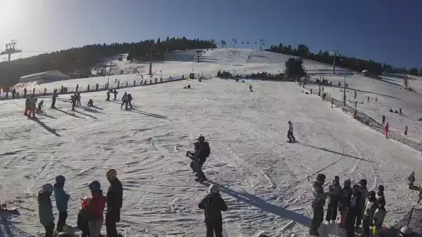 Widok na stok BARTUŚ W ZIELEŃCU - KAMERA LIVE