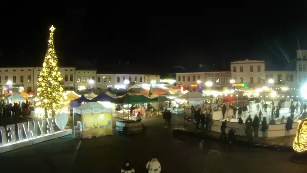 Widok z kamery na Rynek z Żywca - Nowość