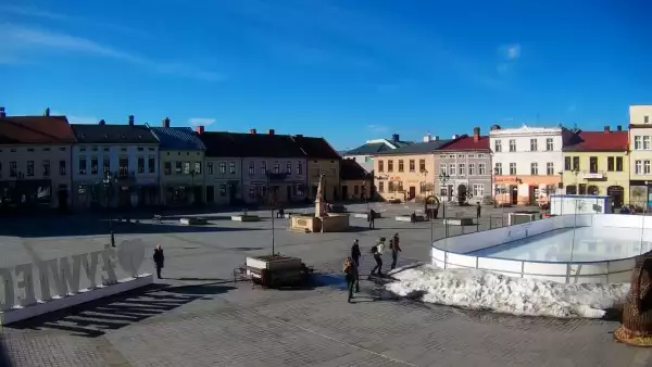 Widok z kamery na Rynek z Żywca - Nowość