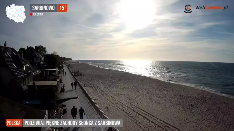 Widoki z kamer na 50 najpiękniejszych plaż w Polsce.