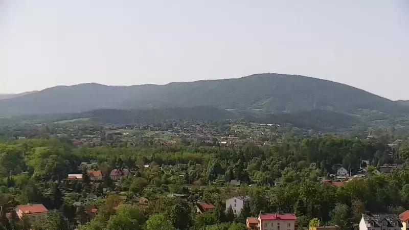 Widok na centrum miasta Andrychowa