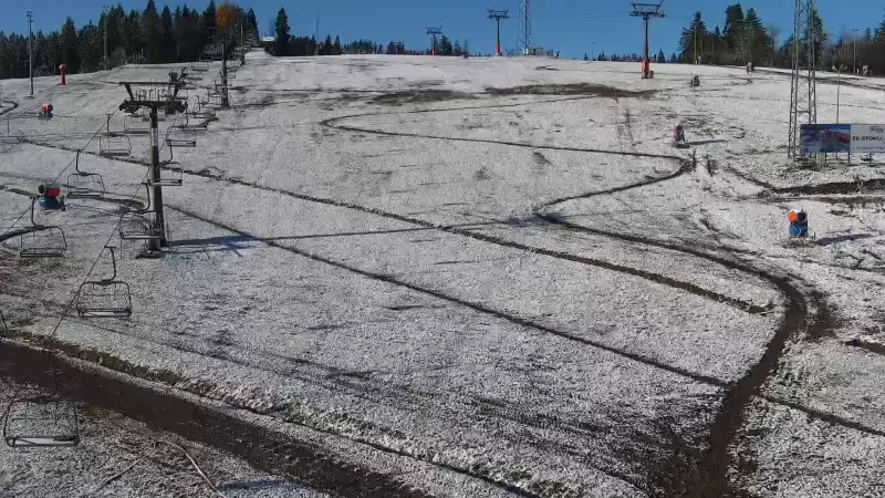 Bania w Białce Tatrzańskiej z kamery na żywo.